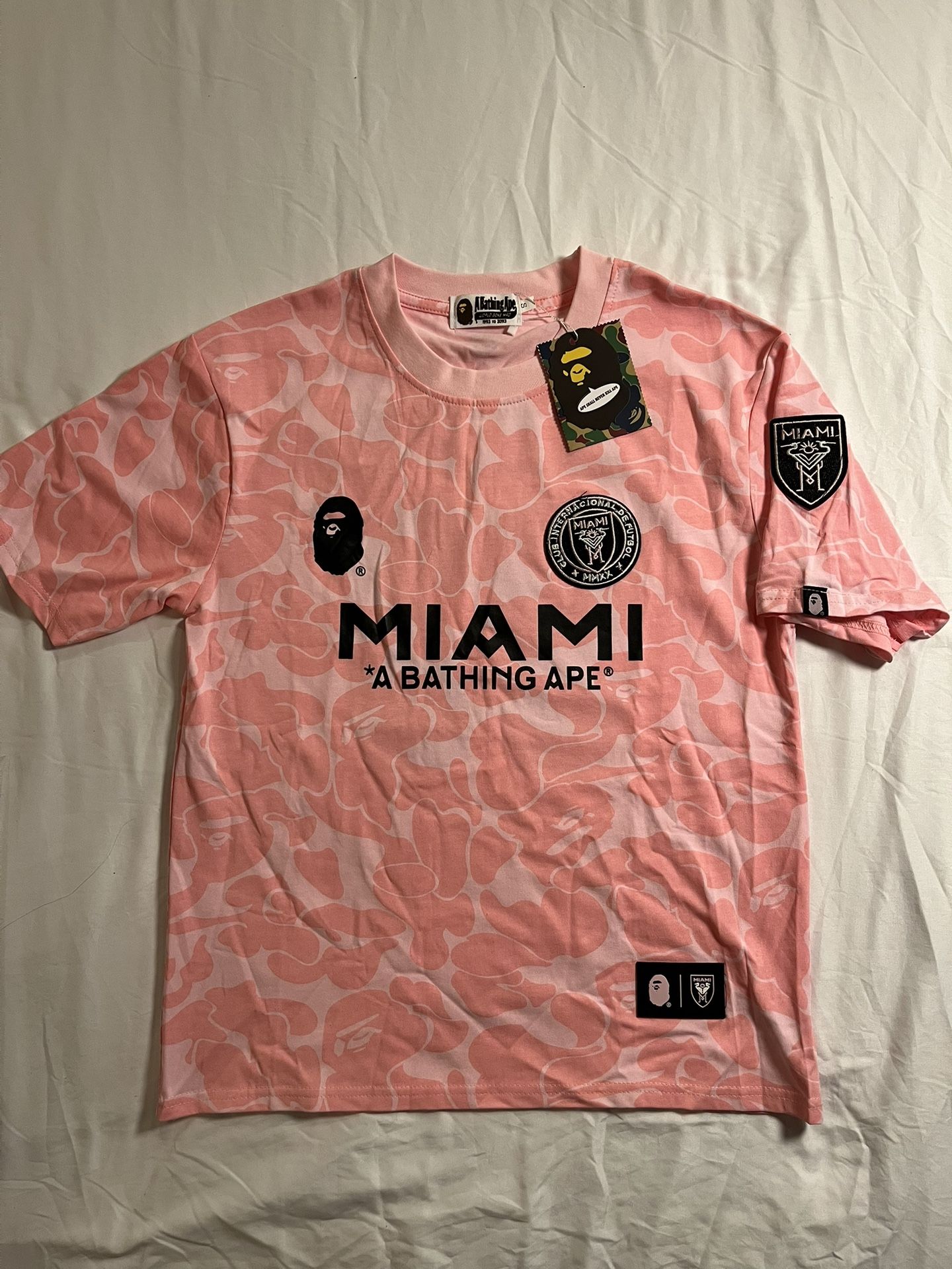Bape X Inter Miami CF CAMO T-shirt ( Jersey Type)
