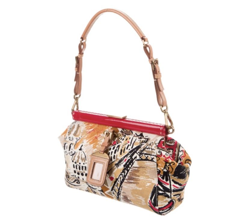 Prada Canapa St. Venez Shoulder Bag 