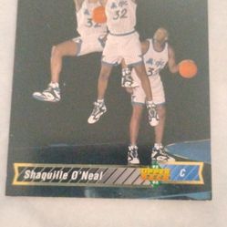 1993 UPPER DECK SHAQUILLE O'NEAL ROOKIE CARD