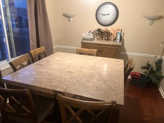 Marble Table With Chairs