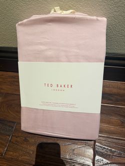Ted Baker London Pink Queen Sheet Set 100% Cotton