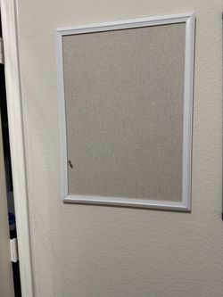 Moving Sale - bulletin board,  office chair mat (non-slip)