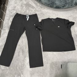 Men’s XXL FIGS Black Scrub Set