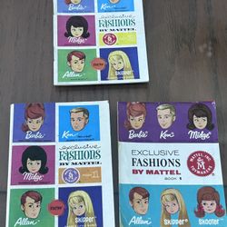 Vintage 1964 Exclusive Fashions by Mattel Book Mini Catalog  barbie ken ..""