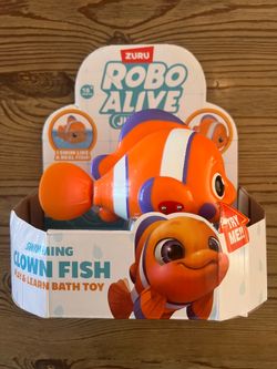 Robo Alive Clown Fish Rare New