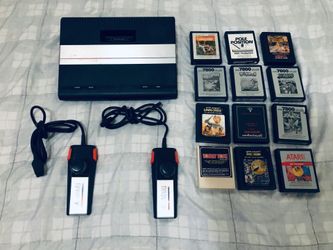 Atari 7800 pro Console & 12 games bundle lot Please read info check out photos