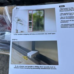 Petsafe Large Tall Sliding Glass Dog Door 96”