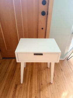 White MCM Nightstand