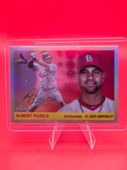 2025 Topps Chrome Platinum Anniversary - Albert Pujols Refractor #461 Cardinals