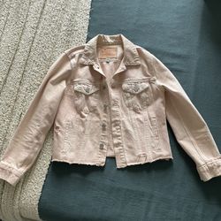 Lucky Brand Pink Jean Jacket