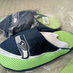 Seahawks Slippers Youth Large