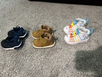 All 3 Pairs Of Infant Nike Sneakers For Sale $130 For All 3 Great Gift For A New Born
