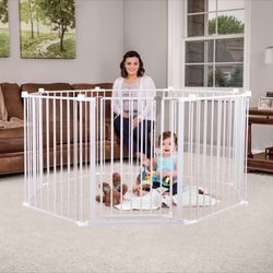 Regalo 2-in-1 Super Wide Gate & Play Yard 