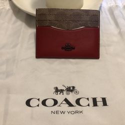 Coach Credit Card Wallet (New)
