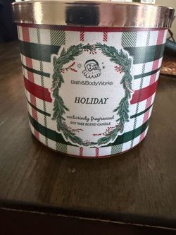 Bath & Body Works Holiday Soy Wax Candle