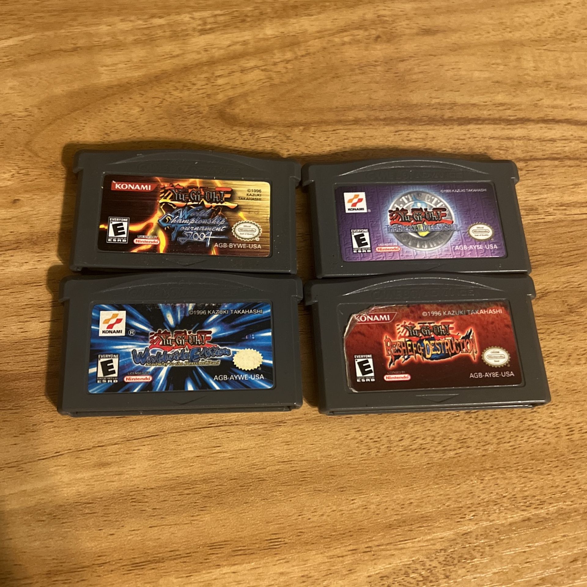 Yugioh Game Lot For Gameboy Advance