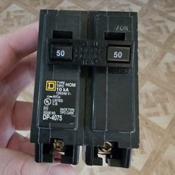 Square D Homeline 50 Amp 2-Pole Circuit Breaker(HOM250CP)