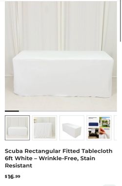 Premium Table Cloths for 6ft Rectangle Table