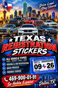 Registration sticker