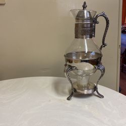 Vintage Silver Plate Warming Pot