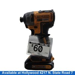 Dewalt Dcf787 Yellow Cordless Impact Drill