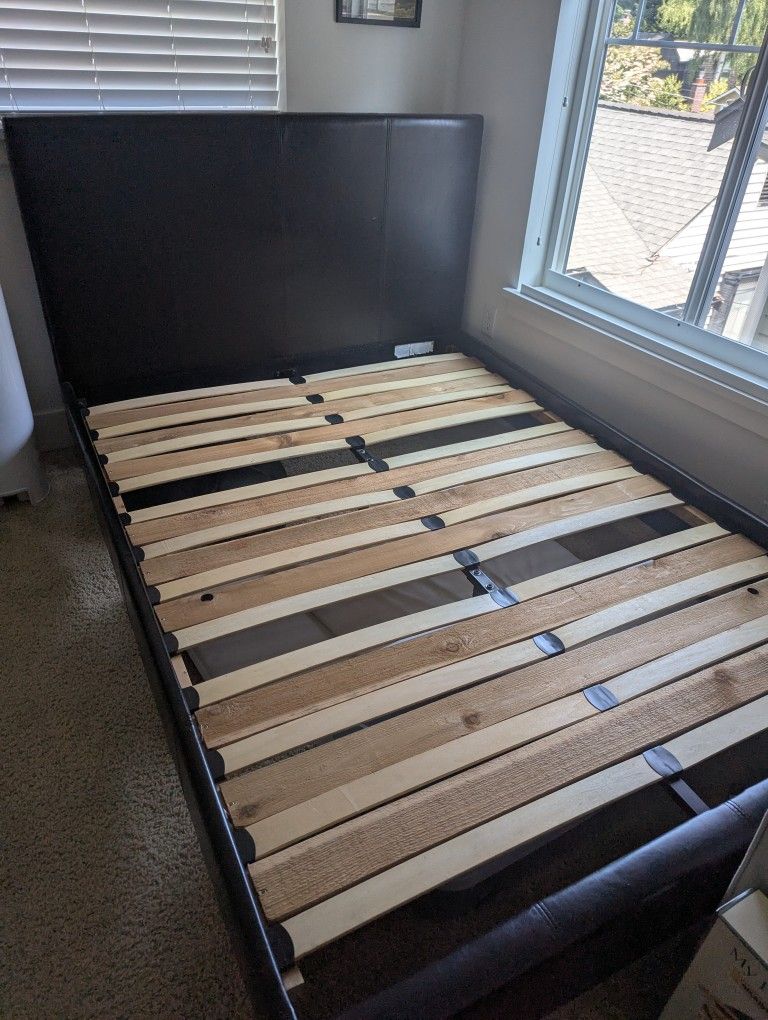Full Size Bed Frame With Slats