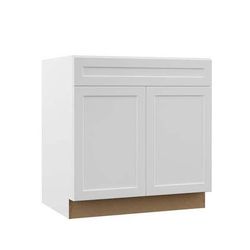 Designer Series Melvern 33 in. W x 24 in. D x 34.5 in. H Assembled Shaker Sink Base Kitchen Cabinet