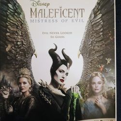 Disney’s MALEFICENT Mistress Of Evil (Blu-Ray + DVD-2019) Angelina Jolie!