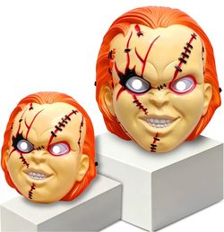 1 PCS Chucky Mask Halloween Mask Kids Men Women Halloween Costume Chucky Costume
