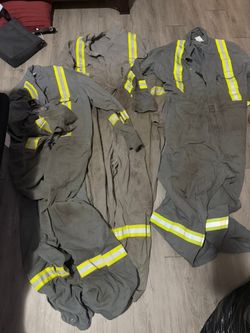 3x Crude Oil Field Cover Alls All Used 