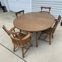 Table And Four Chairs $50