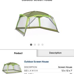 Outdoor Screen House