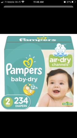 Pampers diapers size 2