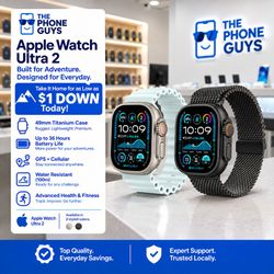 Apple - Watch Ultra 2 49MM (Cellular) (Brand New) - $1 Down Payment Plan Available