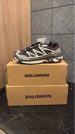 Salomon xt6 “blk coffee/vanilla”