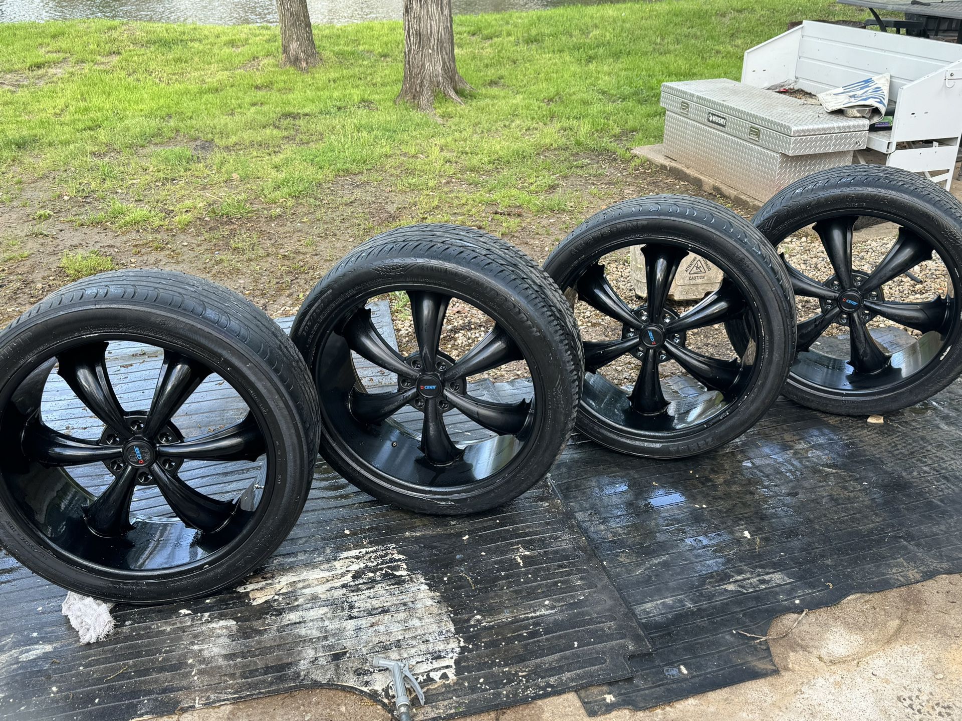 D Centi Rims With Tires