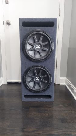 Dual Kicker Subwoofers in Ported Box