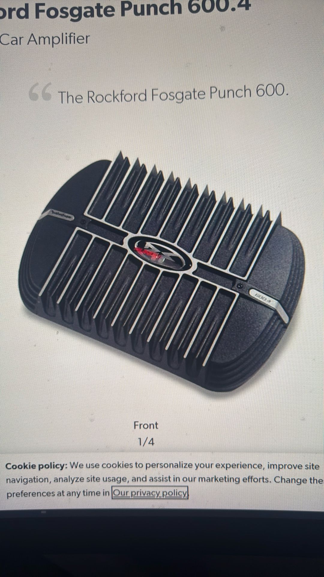 Rockford Fosgate Punch 600.4 Amplifiers Old School!