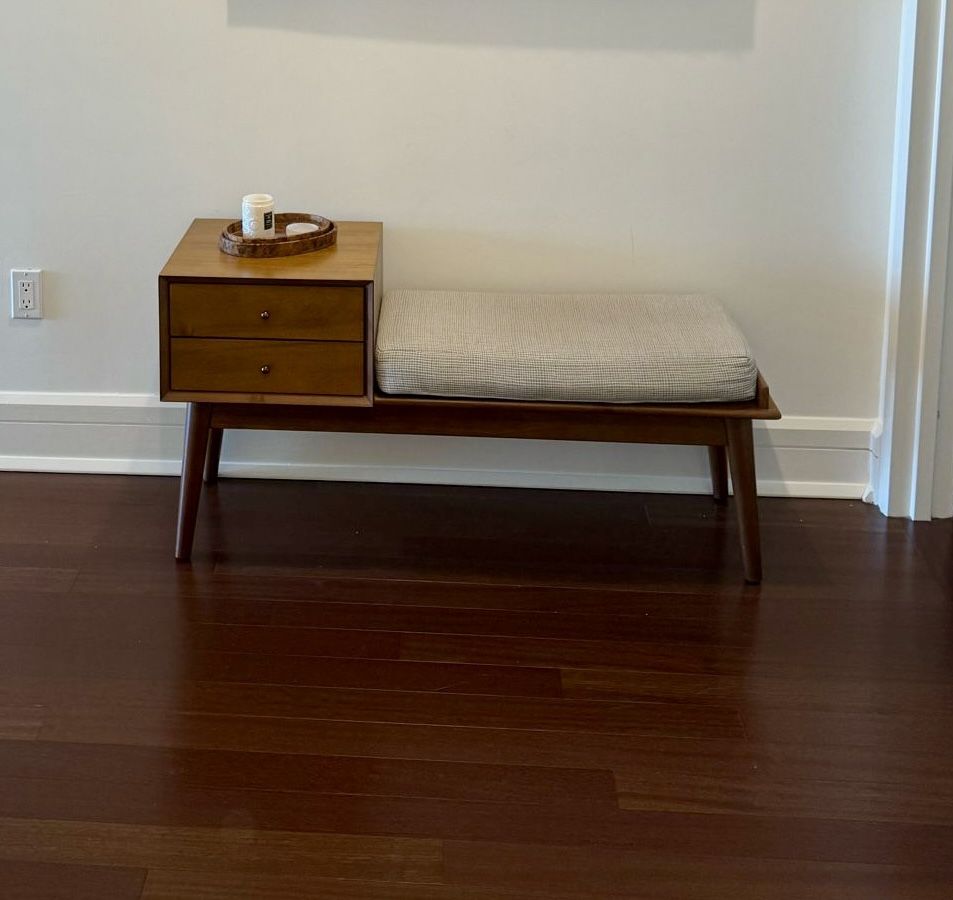 Mid-Century Storage Bench