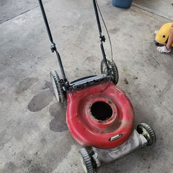 Lawnmower Deck Complete With Handle And Break Cable  $20