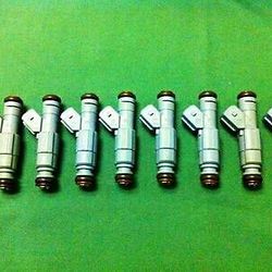 36LB FUEL INJECTORS MUSTANG, CAMARO,CORVETTE BMW, JEEP, DODGE, EV1 L98 LT1 LS1 LS6 36lb injectors rated at 42lb on LS Motors!!! See Below!