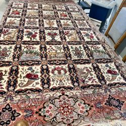 Large Wool “Tabriz” Persian Rug. 