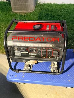 PREDATOR 5000 Watt Gas-Powered Portable Generator with CO SECURE Technology, 49-State Compliant