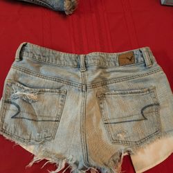 American Eagle Hi-Rise Denim Shorts 