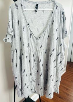 Torrid Lightning Babydoll Shirt