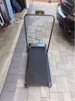 Compact treadmill