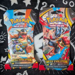 Two New Pokemon Card Packs Mega Evolution 