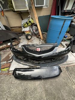 05-06 Rsx Front Bumper And Rear Window Visor