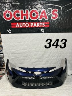 Toyota corolla 2020 and 2021 and 2022 and 2023 front bumper
