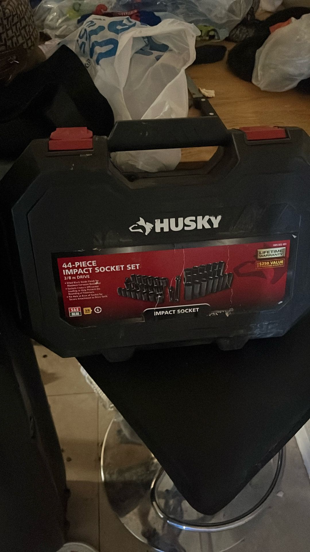 Husky 44 Piece Impact Socket Set 3/8 In Drive